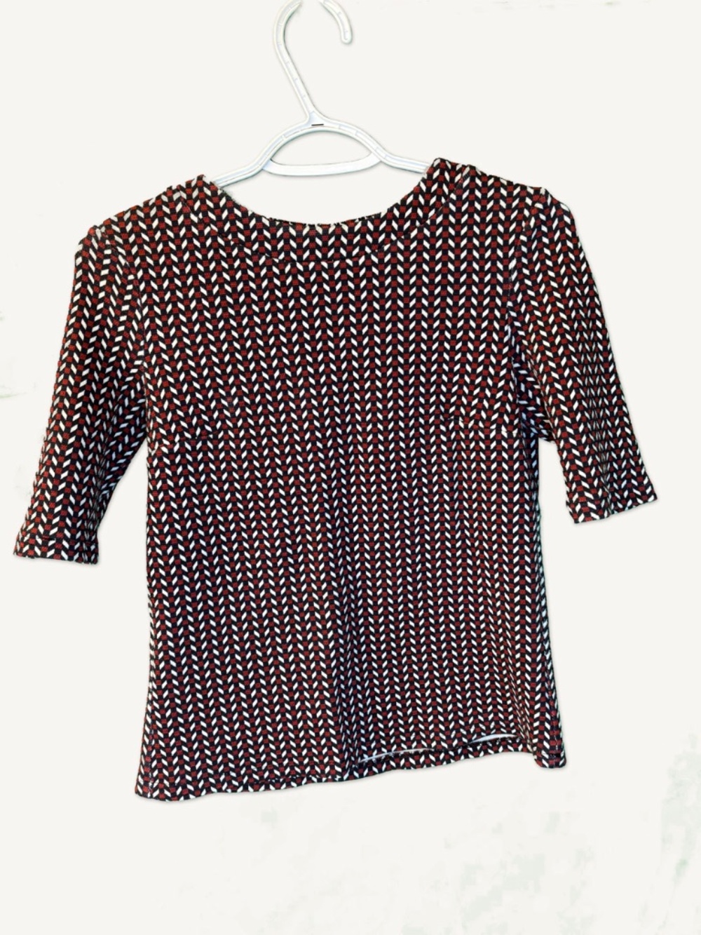 Mango Geometric Print Top and Skirt XS